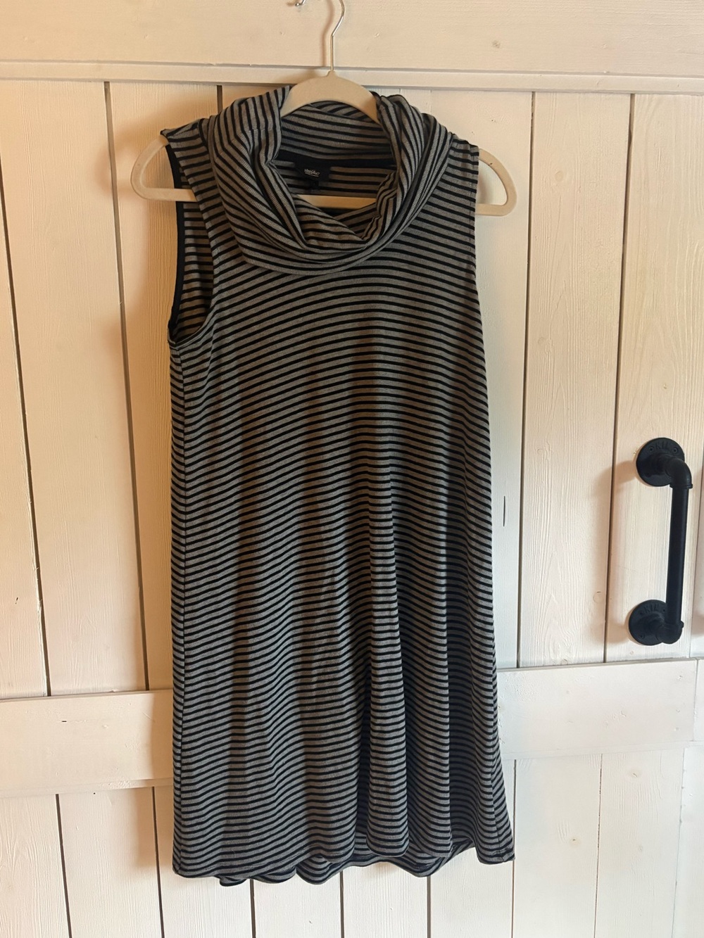 Mossimo Supply Co. Black & Gray Striped Dress